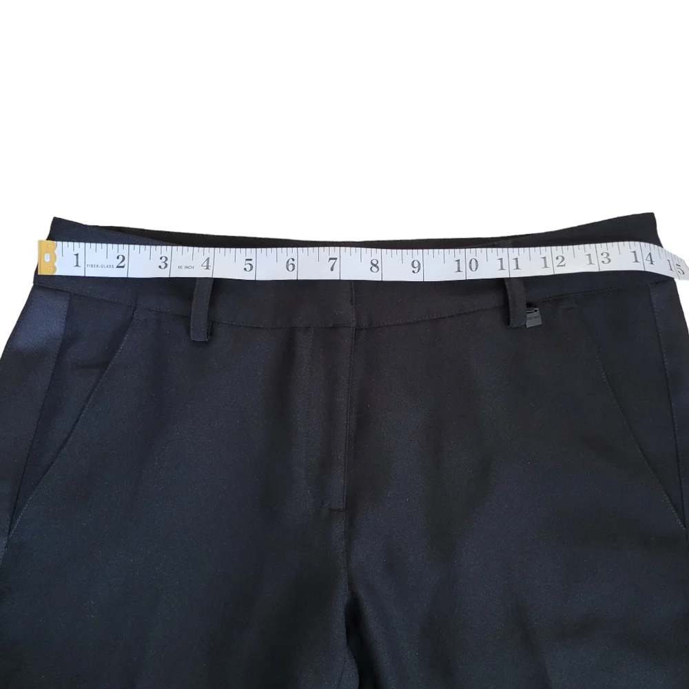 Rudsak Tuxedo Dress Pants Satin Side Stripes Slim Fit Cropped - Picture 10 of 11
